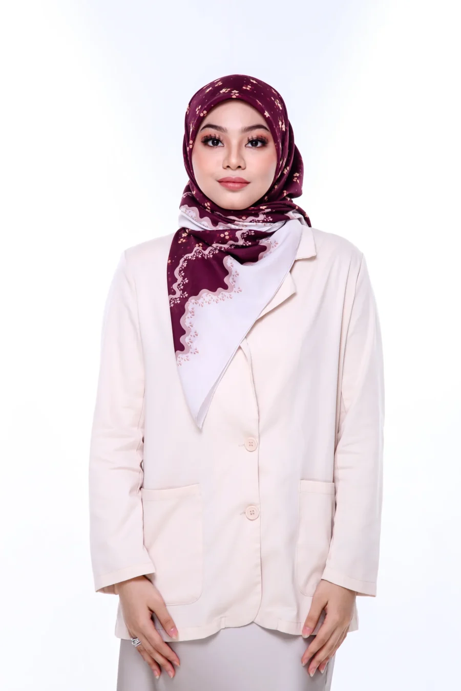 Tudung Bawal Serene 45" | Soft Cotton Hijab