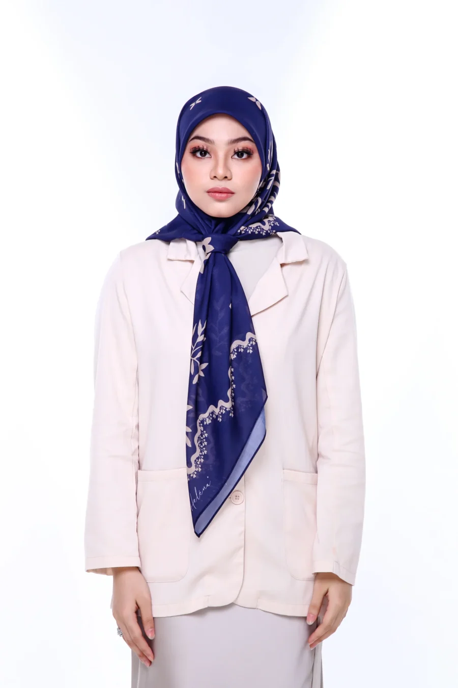Tudung Bawal Amara 45" | Blush Pink Cotton Hijab